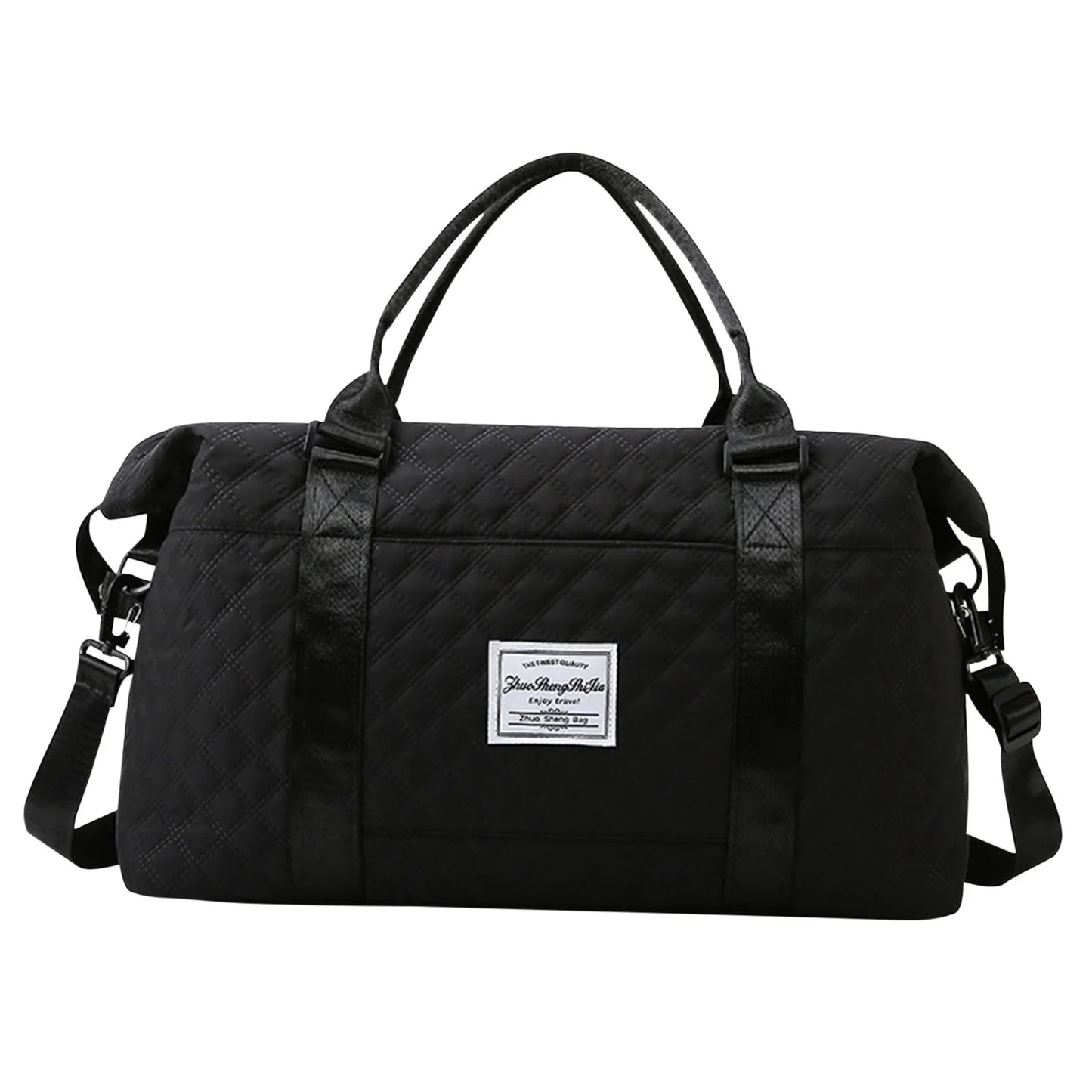 Back to School Savings! Travel Duffle Bag for Women Sport Gym Tote Bag with Toiletry Bag Large Carry on Overnight Bag for Women Girls Travel Gym Bag for Labor and Delivery Bag Black