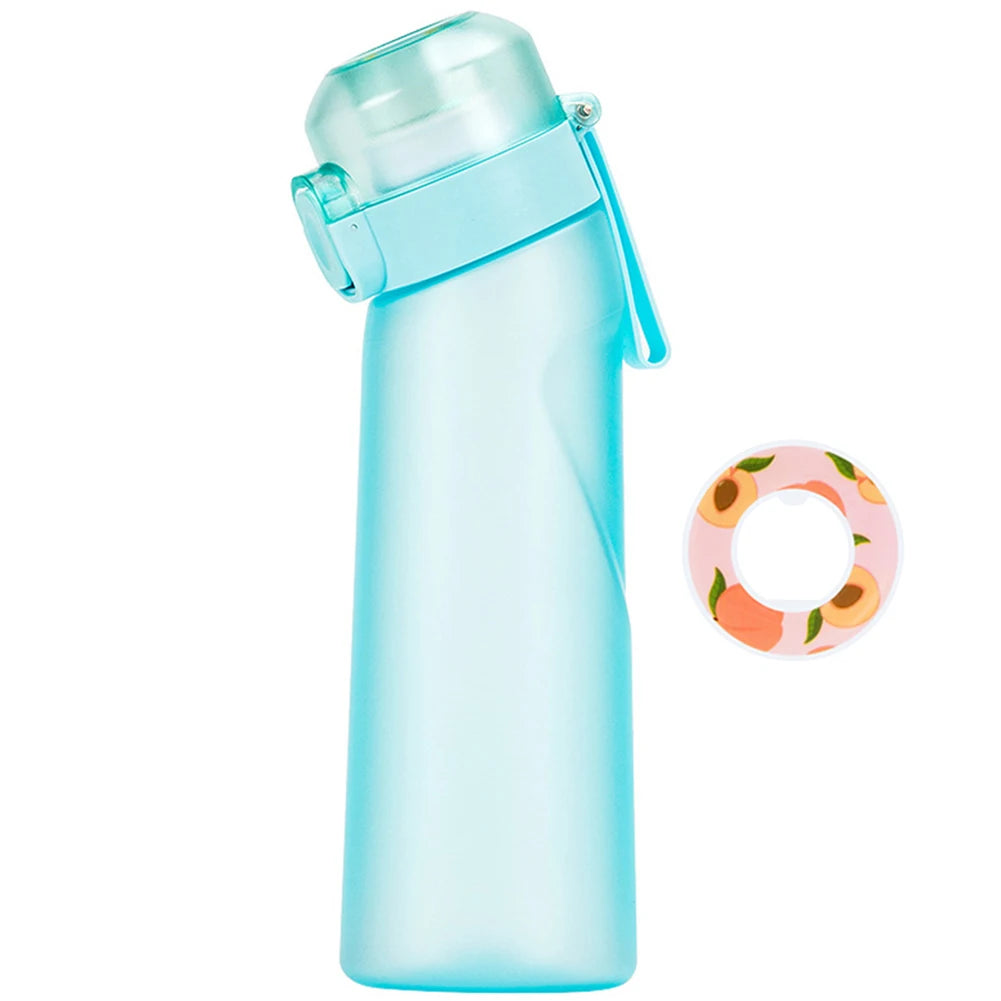 650ML Sports Water Bottle Scent Water Bottle with Flavour Pod Gym Sport Bottle Fruit Fragrance Water Bottle for Sport Travel
