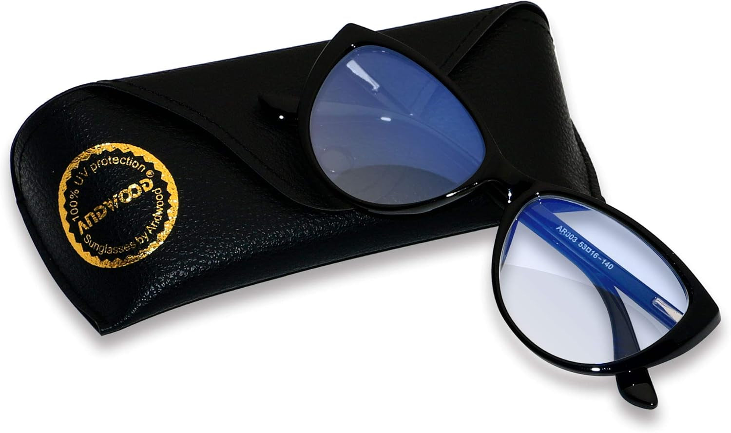 Blue Light Blocking Glasses Women Bluelight Blocker Computer Cateye Clear Cat Eye Eyeglasses Frame AR003