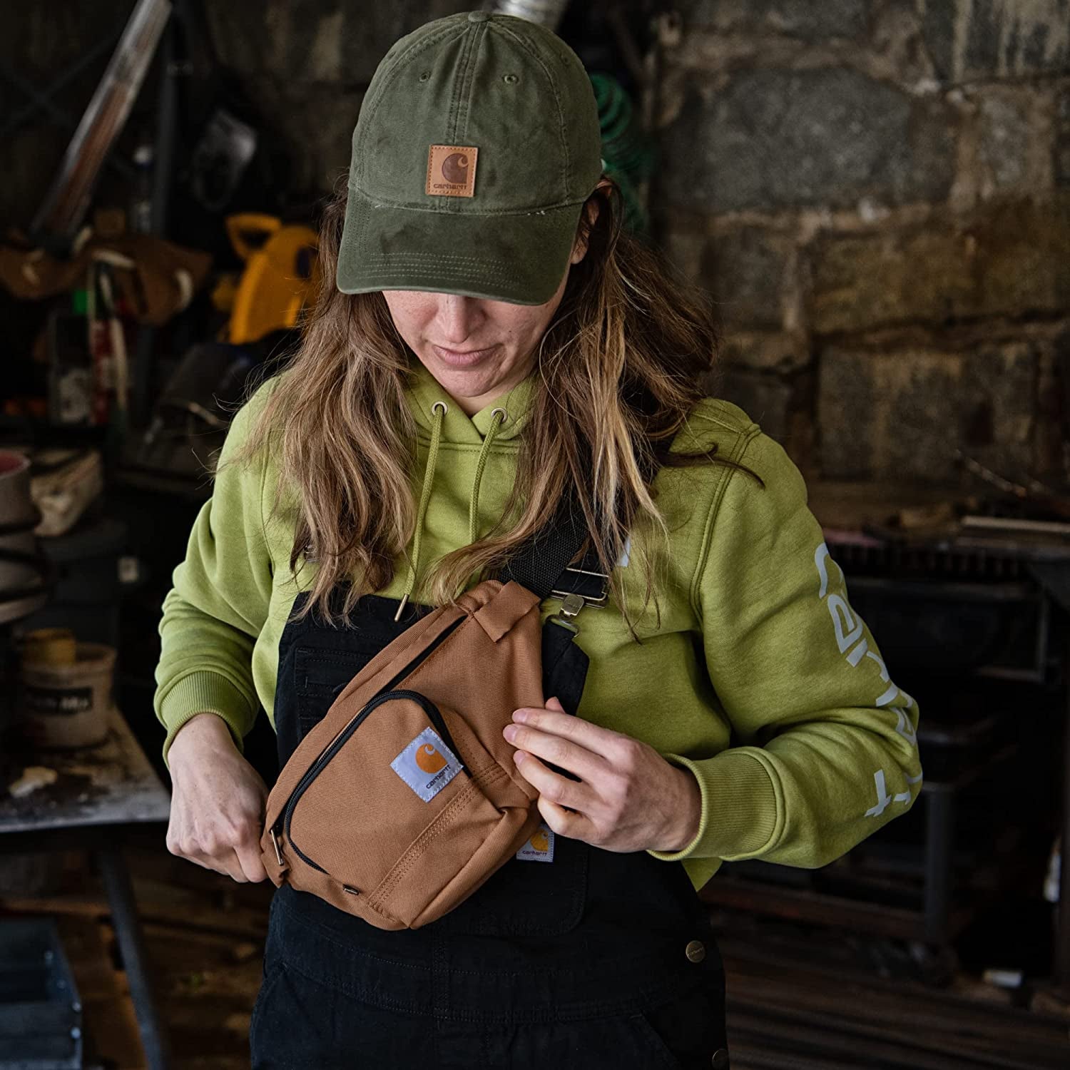 Unisex Waist Pack Brown One Size