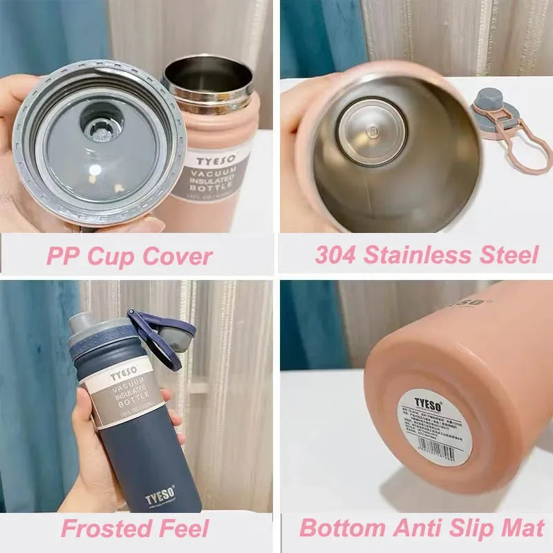 750ML  Thermos Bottle Stainless Steel Vacuum Flask Insulated Water Bottle Travel Cup for Children Coffee Mug Termica