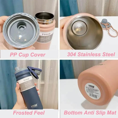 750ML  Thermos Bottle Stainless Steel Vacuum Flask Insulated Water Bottle Travel Cup for Children Coffee Mug Termica