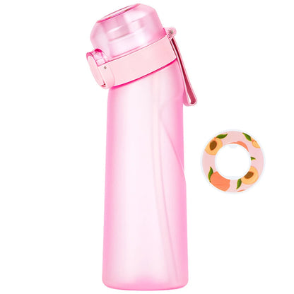 650ML Sports Water Bottle Scent Water Bottle with Flavour Pod Gym Sport Bottle Fruit Fragrance Water Bottle for Sport Travel